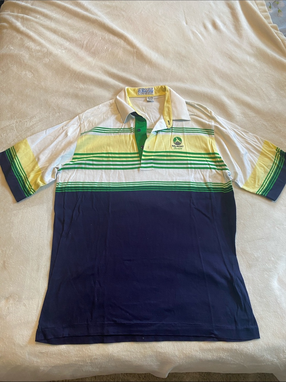 Vintage Men’s Belmont Golf Club Polo Shirt, size Large